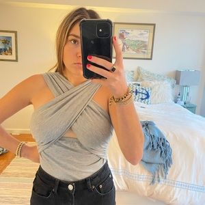 NEW *GREY* nasty gal body suit